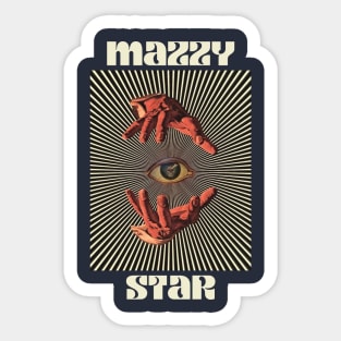 Hand Eyes Mazzy Star Sticker